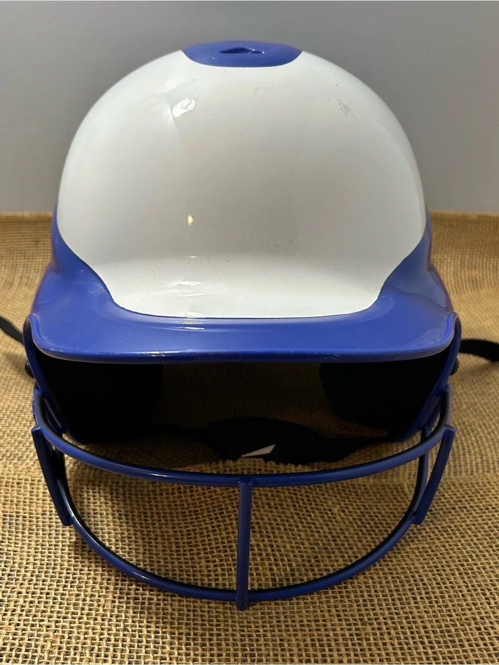 RIP-IT Softball Blue and White Batting Helmet S/M 6 6 7/8